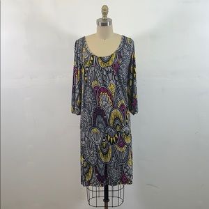 BCBGmaxazria geometric print dress